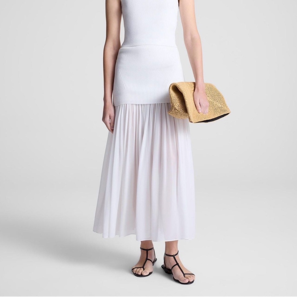 A.L.C. Cream A-Line Skirt